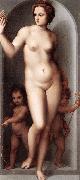 BRESCIANINO, Andrea del Venus and Two Cupids dsf oil on canvas